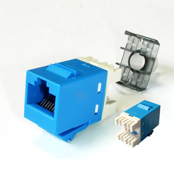 (Commscope)Cat.6 Modular Jack RJ45 SL Series,Blue color | Bismon